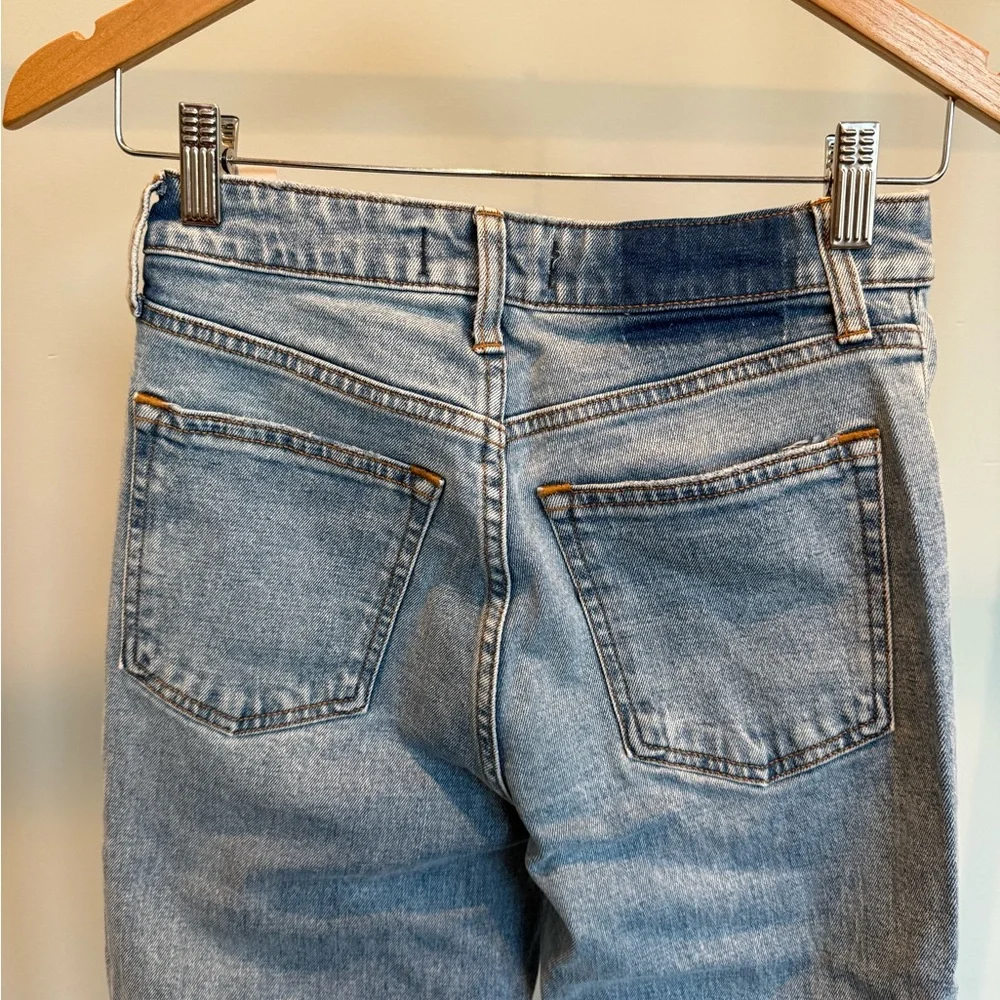 Abercrombie & Fitch The Skinny High Rise Distressed Jeans Size 25 CurveLove - Picture 5 of 6